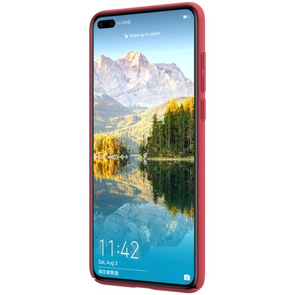 Nillkin Super Frosted Shield - Etui Huawei P40 (Bright Red) - obrazek 3