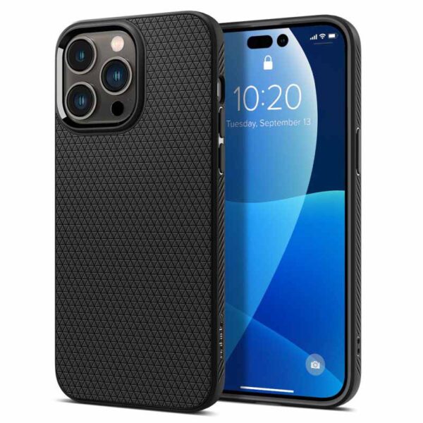 Spigen Liquid Air - Etui do iPhone 14 Pro (Czarny) - obrazek 8