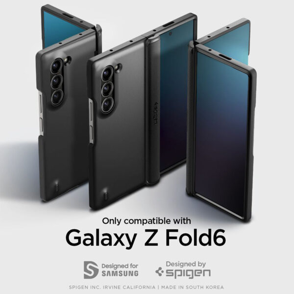 Spigen Slim Armor Pro - Etui do Samsung Galaxy Z Fold 6 (Czarny) - obrazek 10