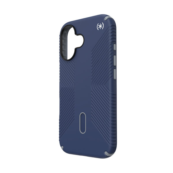 Speck Presidio2 Grip ClickLock & MagSafe - Etui iPhone 16 (Coastal Blue / Dust Grey / White) - obrazek 2