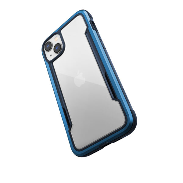 X-Doria Raptic Shield - Etui aluminiowe iPhone 14 Plus (Drop-Tested 3m) (Marine Blue) - obrazek 4