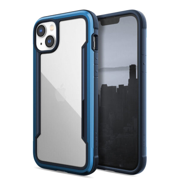 X-Doria Raptic Shield - Etui aluminiowe iPhone 14 Plus (Drop-Tested 3m) (Marine Blue) - obrazek 5