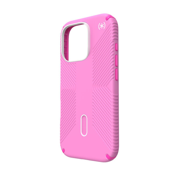 Speck Presidio2 Grip ClickLock & MagSafe - Etui iPhone 16 Pro (True Pink / Shocking Pink / White) - obrazek 2