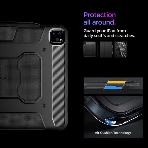 Spigen Rugged Armor Pro - Etui do iPad Pro 13" (M4, 2024) (Black) - obrazek 15