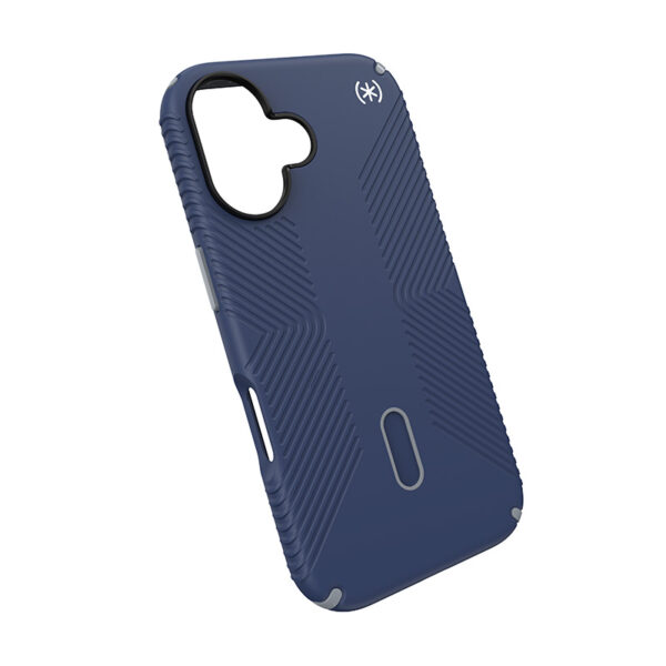 Speck Presidio2 Grip ClickLock & MagSafe - Etui iPhone 16 (Coastal Blue / Dust Grey / White) - obrazek 4