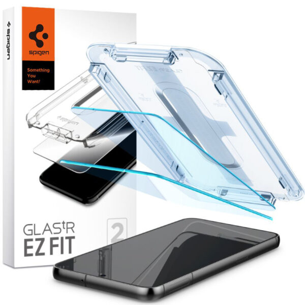 Spigen Glas.TR EZ Fit 2-Pack - Szkło hartowane 2 szt. do Samsung Galaxy S23+ - obrazek 12