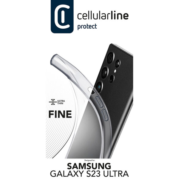 Cellularline Fine - Etui Samsung Galaxy S23 Ultra (przezroczysty) - obrazek 5