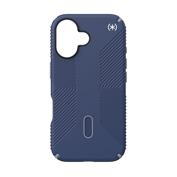 Speck Presidio2 Grip ClickLock & MagSafe - Etui iPhone 16 (Coastal Blue / Dust Grey / White) - obrazek 6