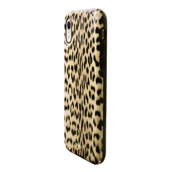 PURO Glam Leopard Cover - Etui iPhone XR (Leo 1) - obrazek 2