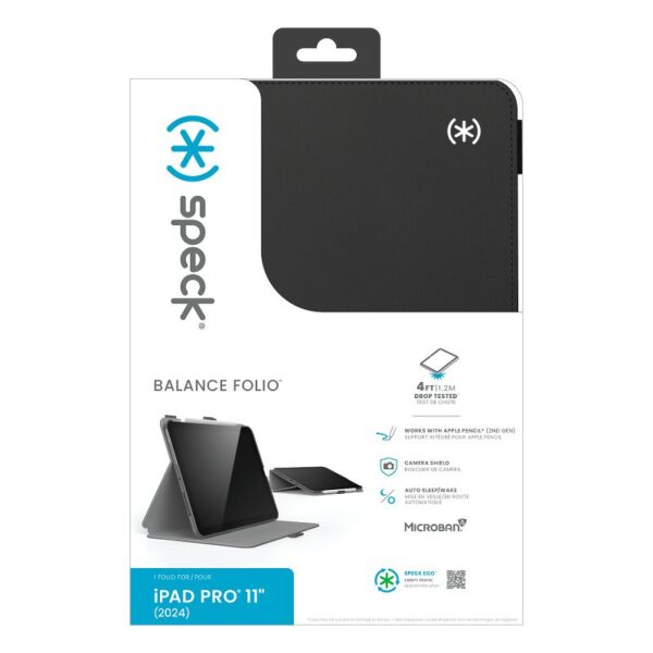 Speck Balance Folio - Etui iPad Pro 11” M4 (2024) (Black) - obrazek 11