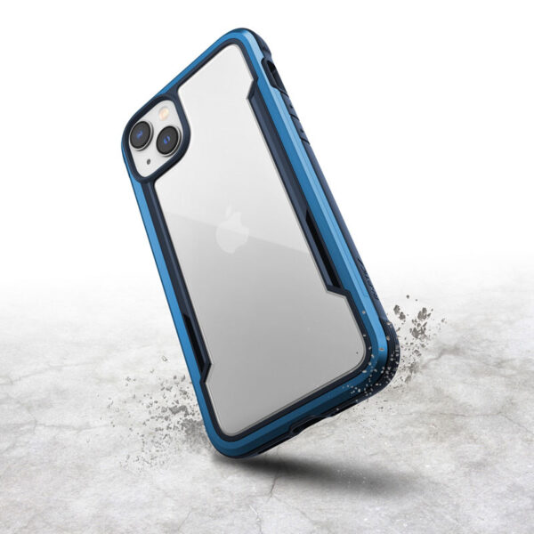 X-Doria Raptic Shield - Etui aluminiowe iPhone 14 Plus (Drop-Tested 3m) (Marine Blue) - obrazek 10