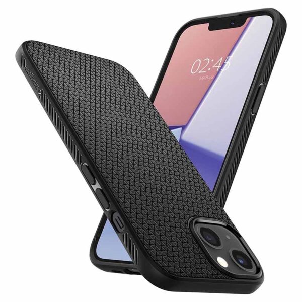 Spigen Liquid Air - Etui do iPhone 13 Mini (Czarny) - obrazek 2