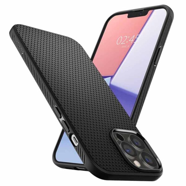 Spigen Liquid Air - Etui do iPhone 13 Pro Max (Czarny) - obrazek 2