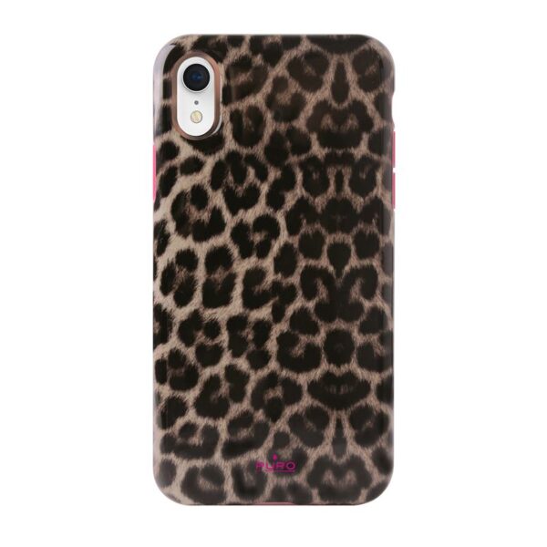 PURO Glam Leopard Cover - Etui iPhone XR (Leo 2) - obrazek 2