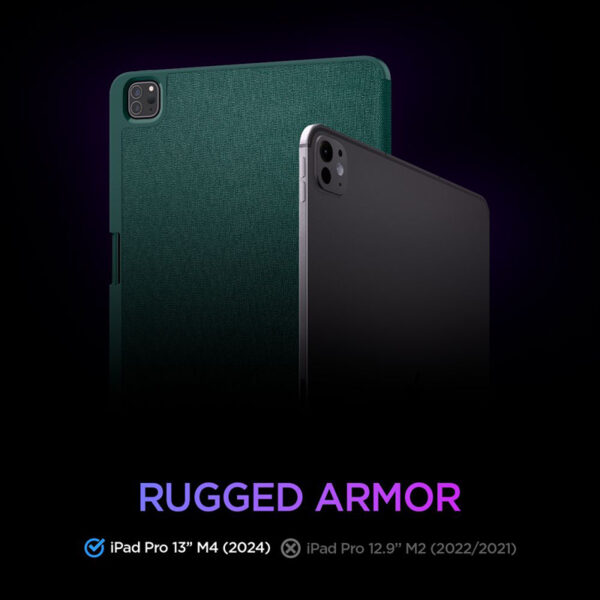 Spigen Urban Fit - Etui do iPad Pro 13" (M4, 2024) (Midnight Green) - obrazek 13