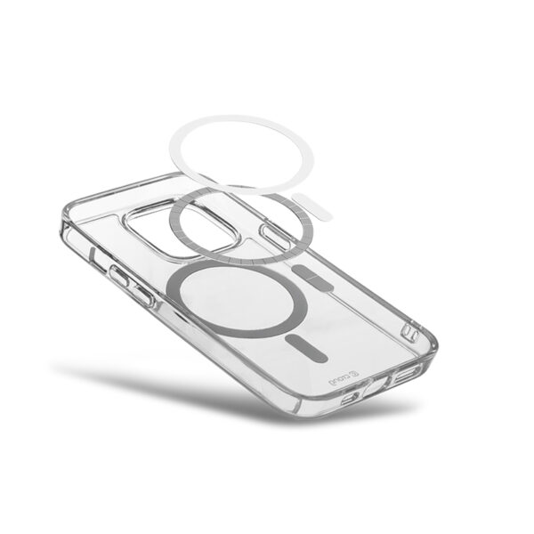 Crong Clear MAG Cover - Etui iPhone 15 MagSafe (przezroczysty) - obrazek 2