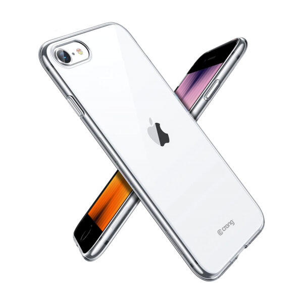 Crong Crystal Slim Cover - Etui iPhone SE (2022/2020) / 8 / 7 (przezroczysty) - obrazek 2