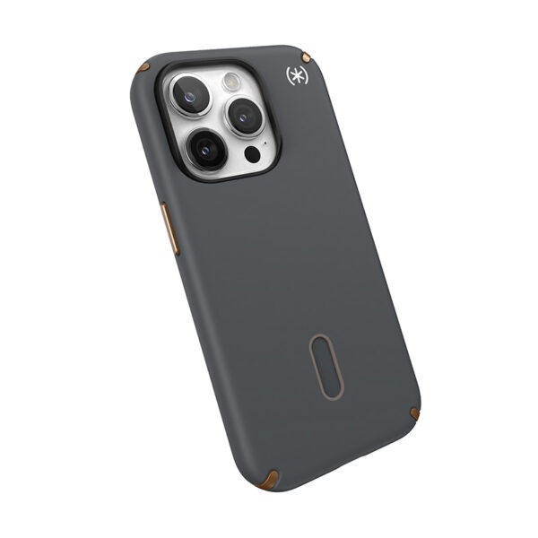 Speck Presidio2 Pro ClickLock & MagSafe - Etui iPhone 15 Pro (Charcoal Grey / Cool Bronze) - obrazek 6