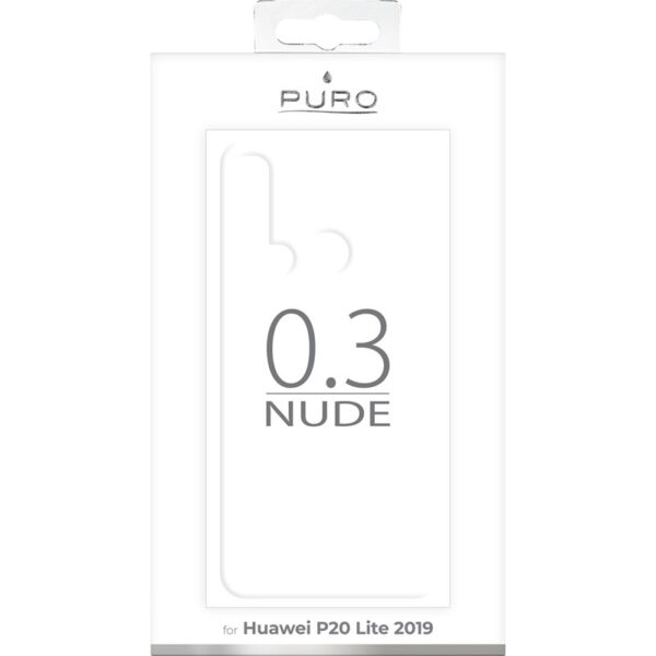 PURO 0.3 Nude - Etui Huawei P20 Lite (2019) 6.4" (przezroczysty) - obrazek 3