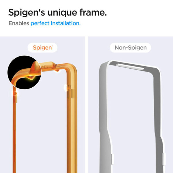 Spigen Alm Glas.TR 2-Pack - Szkło hartowane do Google Pixel 8A (2 szt.) (Przezroczysty) - obrazek 9