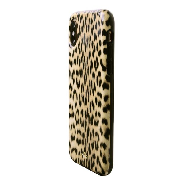 PURO Glam Leopard Cover - Etui iPhone Xs Max (Leo 1) - obrazek 2