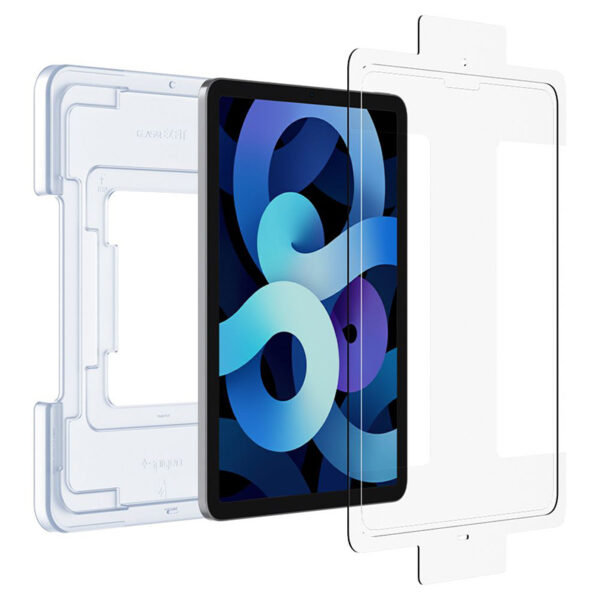 Spigen GLAS.TR EZ FIT - Szkło hartowane do Apple iPad Pro 11" / iPad Air 10.9” (5-4 gen.) (Przezroczysty) - obrazek 9