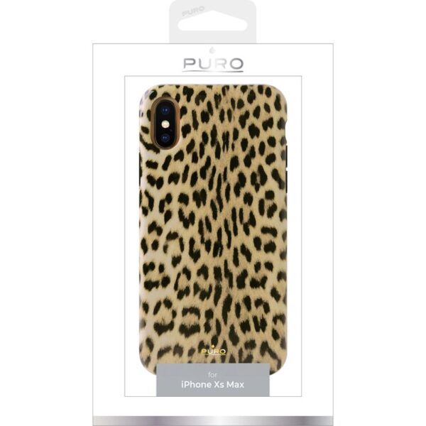 PURO Glam Leopard Cover - Etui iPhone Xs Max (Leo 1) - obrazek 3