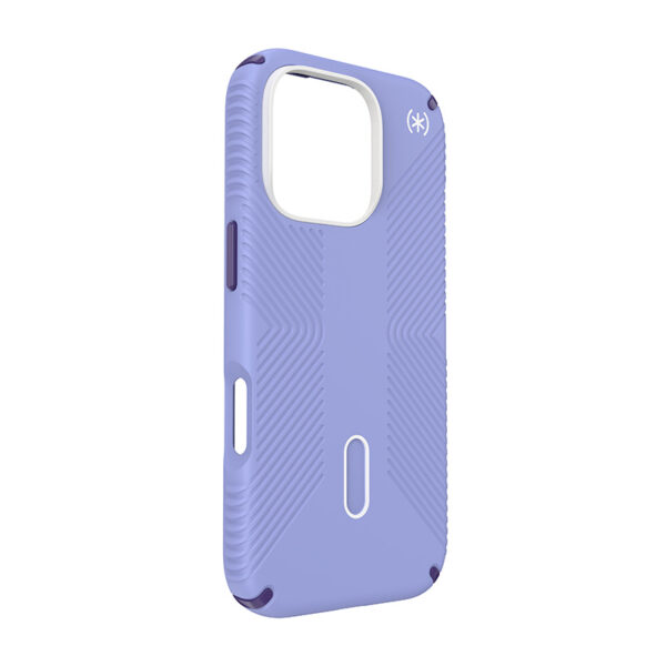 Speck Presidio2 Grip ClickLock & MagSafe - Etui iPhone 16 Pro (Future Lavender / Cassis Purple / White) - obrazek 3