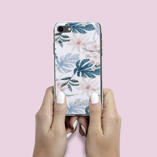 Crong Flower Case - Etui iPhone SE (2022/2020) / 8 / 7 (wzór 01) - obrazek 5