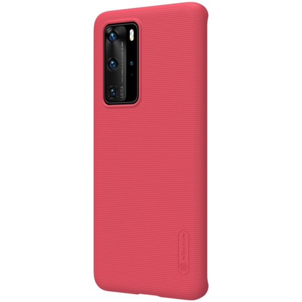 Nillkin Super Frosted Shield - Etui Huawei P40 Pro (Bright Red) - obrazek 2