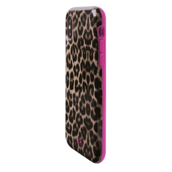 PURO Glam Leopard Cover - Etui iPhone Xs Max (Leo 2) - obrazek 2