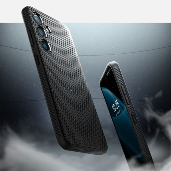 Spigen Liquid Air - Etui do Samsung Galaxy S24+ (Matte Black) - obrazek 12