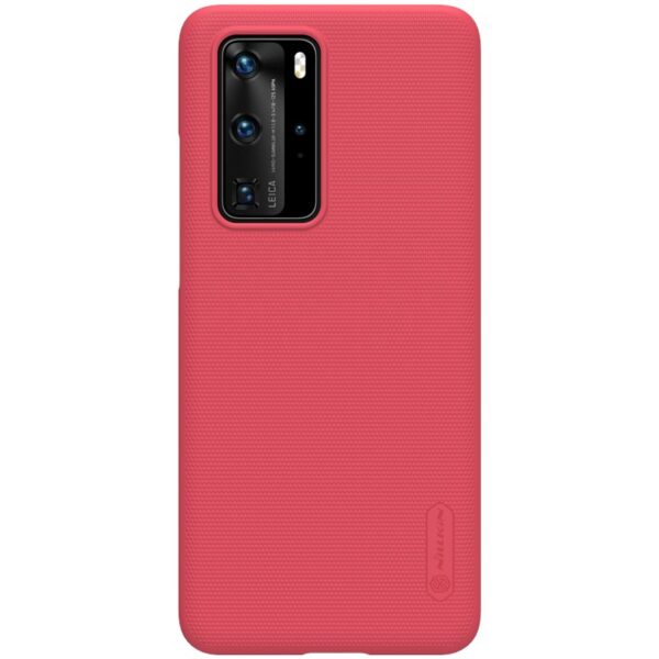 Nillkin Super Frosted Shield - Etui Huawei P40 Pro (Bright Red) - obrazek 3