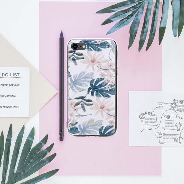 Crong Flower Case - Etui iPhone SE (2022/2020) / 8 / 7 (wzór 01) - obrazek 7