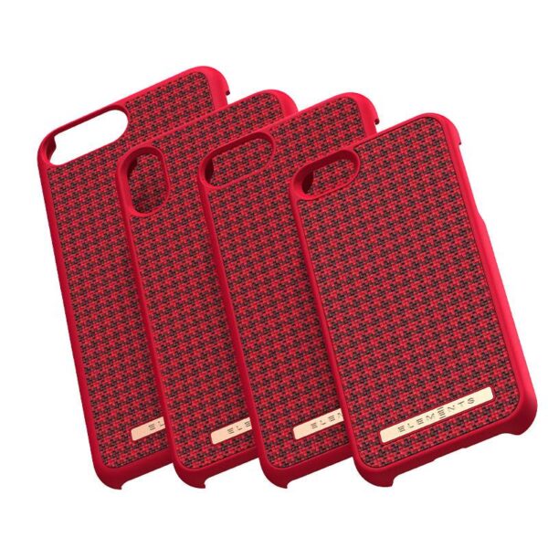 Nordic Elements Saeson Idun - Materiałowe etui iPhone Xs / X (Red) - obrazek 10