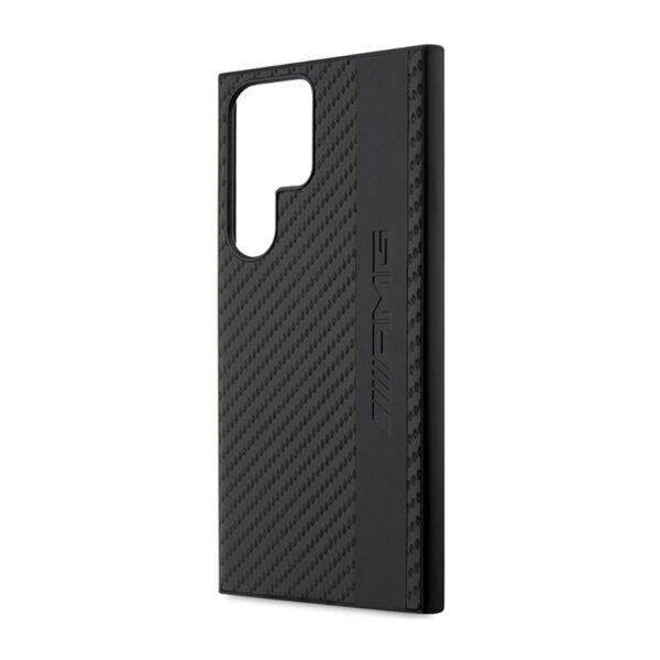 AMG Carbon Stripe & Embossed - Etui Samsung Galaxy S23 Ultra (czarny) - obrazek 6