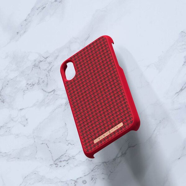 Nordic Elements Saeson Idun - Materiałowe etui iPhone Xs / X (Red) - obrazek 11