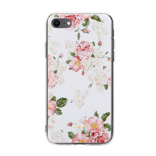 Crong Flower Case - Etui iPhone SE (2022/2020) / 8 / 7 (wzór 02) - obrazek 2