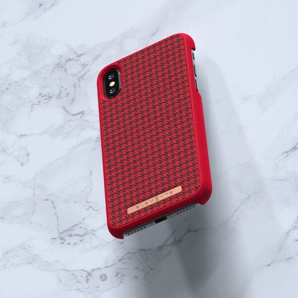 Nordic Elements Saeson Idun - Materiałowe etui iPhone Xs / X (Red) - obrazek 12