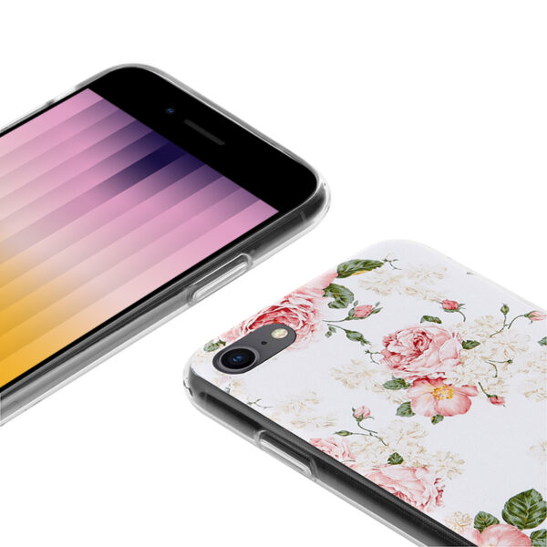 Crong Flower Case - Etui iPhone SE (2022/2020) / 8 / 7 (wzór 02) - obrazek 3