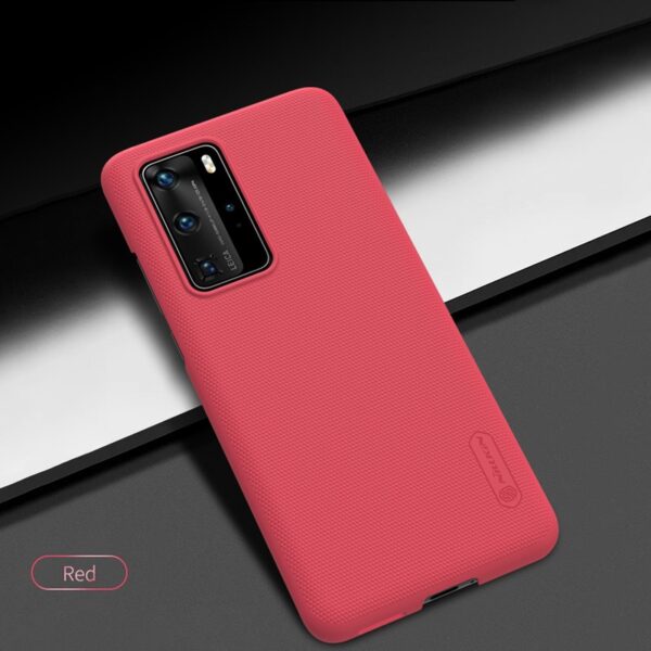 Nillkin Super Frosted Shield - Etui Huawei P40 Pro (Bright Red) - obrazek 7