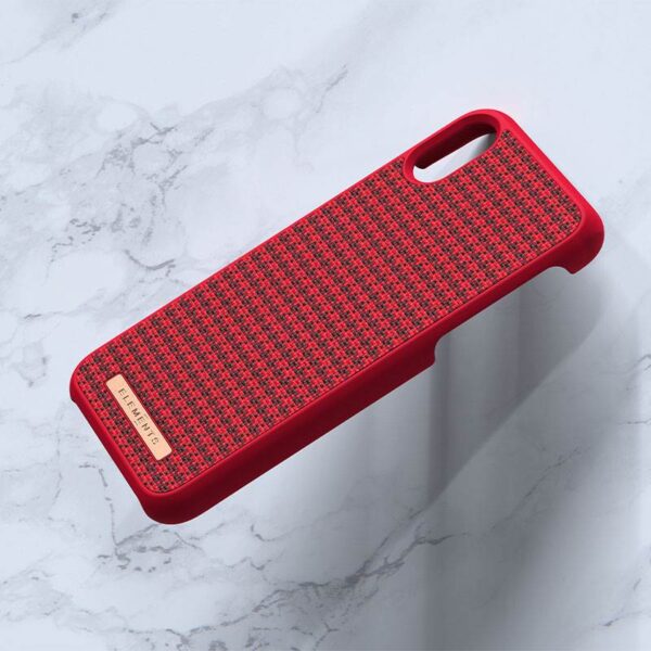 Nordic Elements Saeson Idun - Materiałowe etui iPhone Xs / X (Red) - obrazek 13