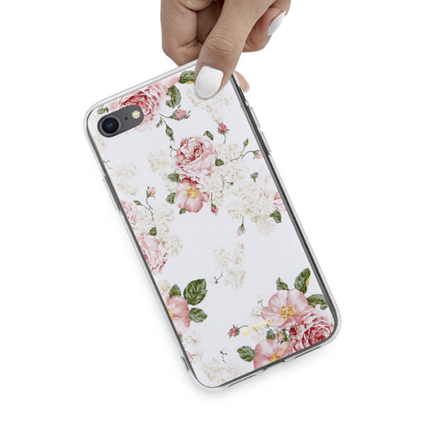 Crong Flower Case - Etui iPhone SE (2022/2020) / 8 / 7 (wzór 02) - obrazek 6