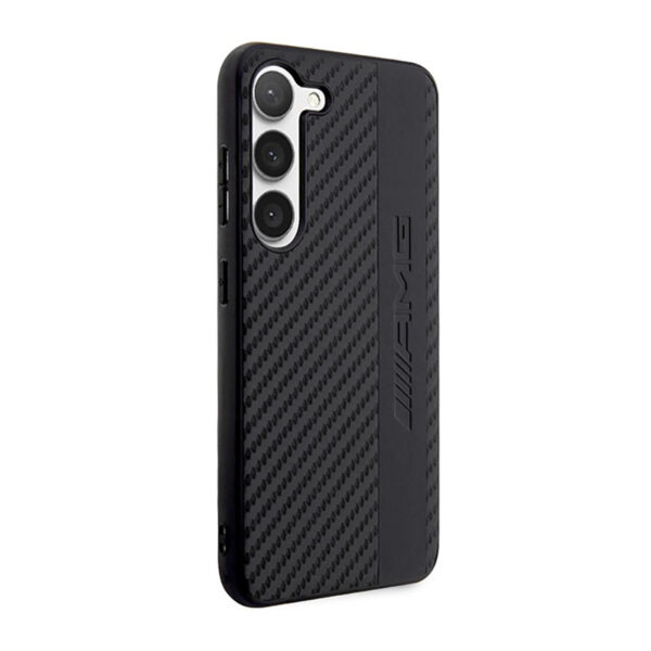 AMG Carbon Stripe & Embossed - Etui Samsung Galaxy S23+ (czarny) - obrazek 4