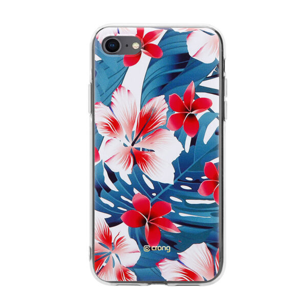 Crong Flower Case - Etui iPhone SE (2022/2020) / 8 / 7 (wzór 03) - obrazek 2