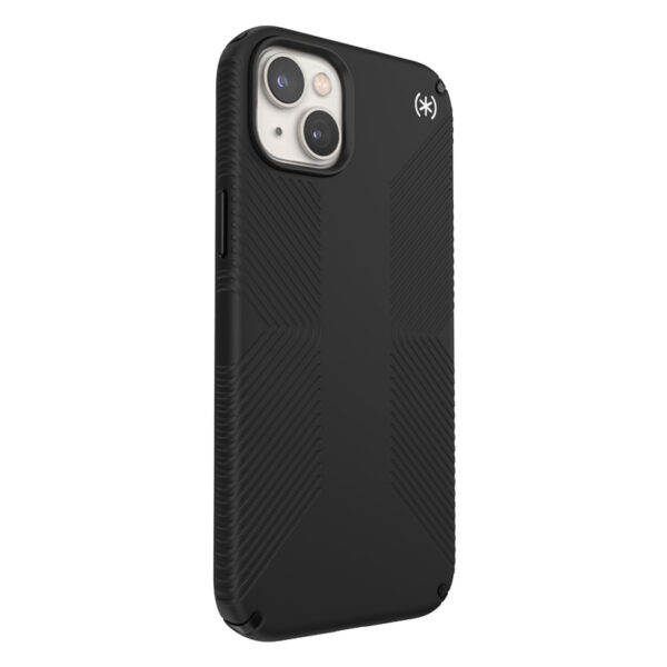 Speck Presidio2 Grip - Antypoślizgowe etui iPhone 15 Plus / 14 Plus (Black / Black / White) - obrazek 4