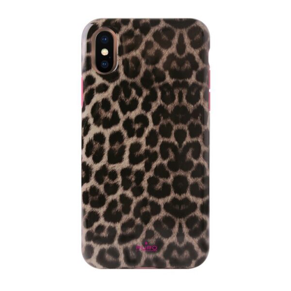 PURO Glam Leopard Cover - Etui iPhone Xs / X (Leo 2)