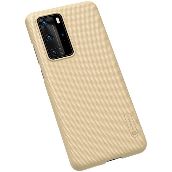 Nillkin Super Frosted Shield - Etui Huawei P40 Pro (Golden) - obrazek 2