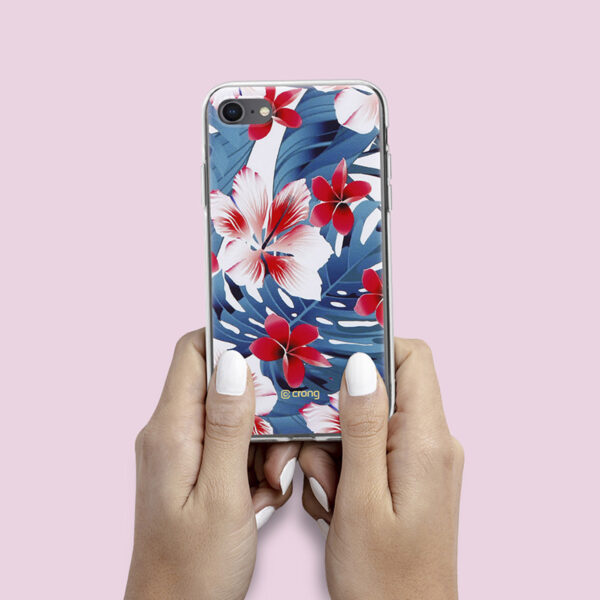 Crong Flower Case - Etui iPhone SE (2022/2020) / 8 / 7 (wzór 03) - obrazek 5