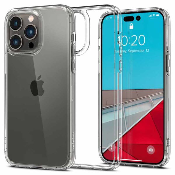 Spigen Ultra Hybrid -  Etui do iPhone 14 Pro (Przezroczysty) - obrazek 5